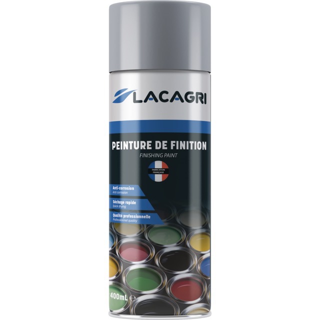 Peinture de Finition Gris Fonce Weideman Aerosol 400ML Lacagri référence fournisseur 244253